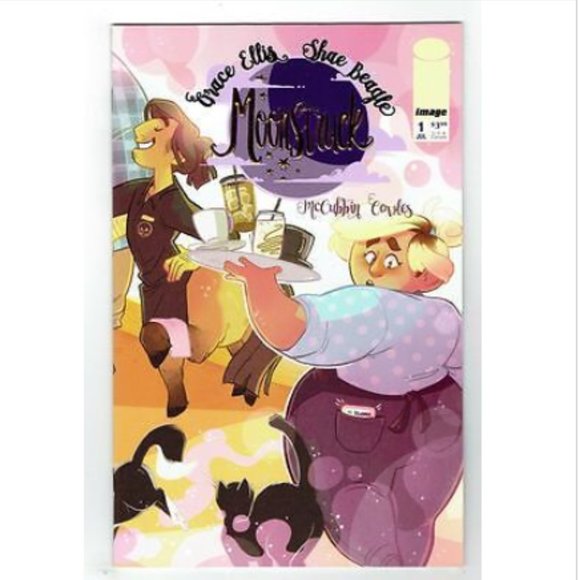 MOONSTRUCK #1 RETAILER APPRECIATION GOLD FOIL VARIANT COVER IMAGE COMICS 2017 - Picture 1 of 1